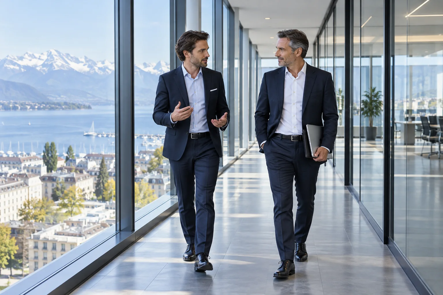 Deux professionnels cadrent les besoins d’un audit informatique.