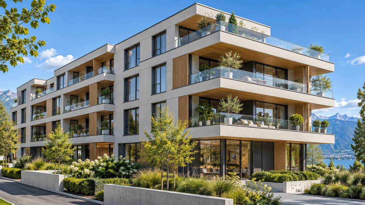 Illustration du secteur : Immobilier & construction.